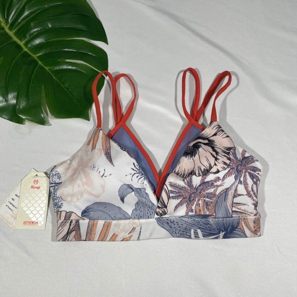 NWT Maaji [ Medium ] Summer Seedbed Vivacity Low‎ Impact Sports Bra